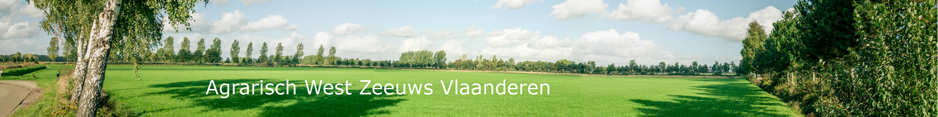 Afdelingsbanner website - Agrarisch West Zeeuws Vlaanderen